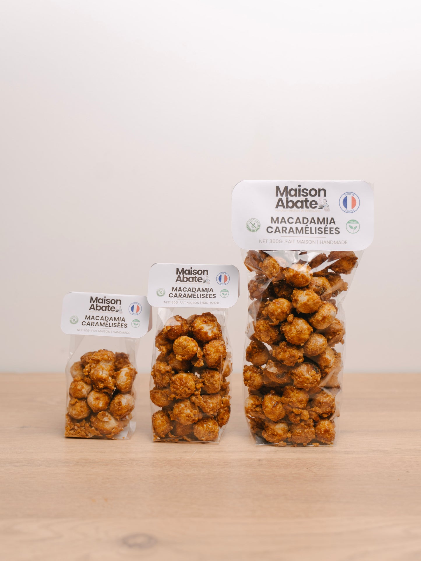 Pralines Macadamia – Caramélisées à la main